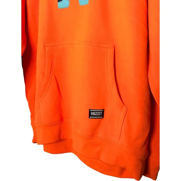 Grizzly‎ Prism OG Bear Hoodie in Orange - Picture 3 of 7